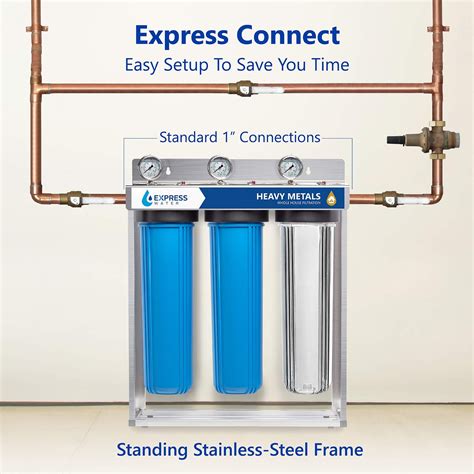 express water heavy metals whole house filtration system|best heavy metal water filter.